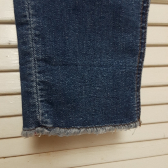 Indigo Rein Jeans Women Juniors Size 7 Ankle Skinny Distressed 2 Button Closure - Picture 10 of 16